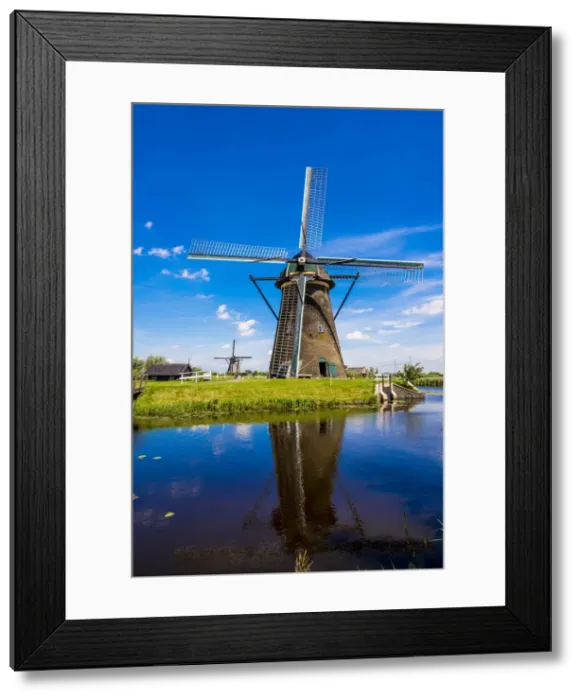 Framed Print : Windmill, Kinderdijk, UNESCO World Heritage Site, South Holland, Netherlands, Europe Framed Print : Windmill, Kinderdijk, UNESCO World Heritage Site, South Holland, Netherlands, Europe