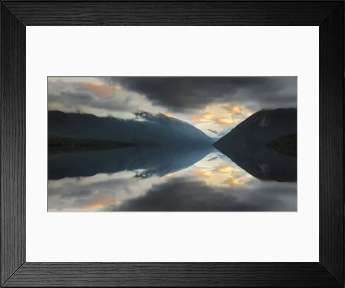 Framed Print : Sunset Lake Rotoiti, Mount Robert, Nelson Lakes National Park, Tasman District Framed Print : Sunset Lake Rotoiti, Mount Robert, Nelson Lakes National Park, Tasman District
