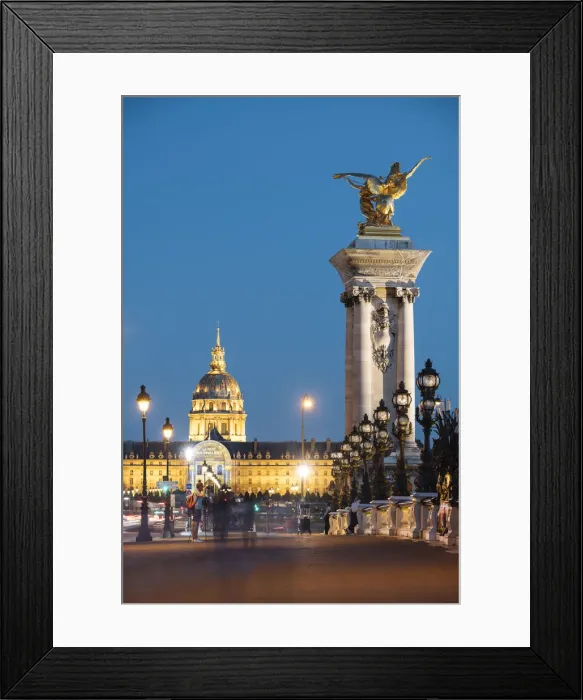 Framed Print : Pont Alexandre III and Les Invalides, Paris, Ile-de-France, France, Europe Framed Print : Pont Alexandre III and Les Invalides, Paris, Ile-de-France, France, Europe