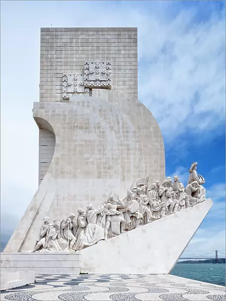 The Discoveries Monument (Padrao dos Descobrimentos) on the Tagus River in Belem, Lisbon