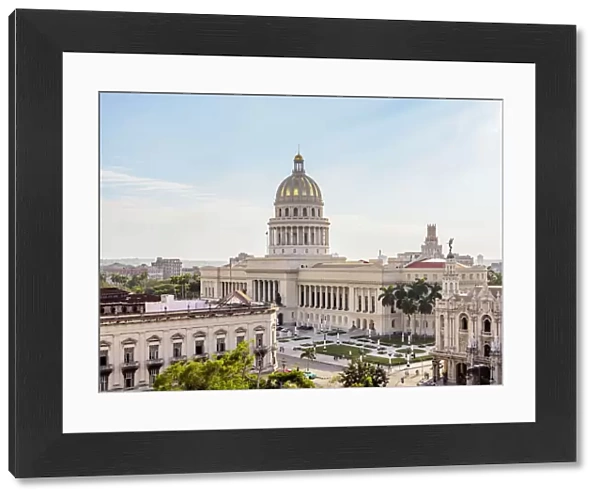 El Capitolio, elevated view, Havana, La Habana Province, Cuba, West Indies