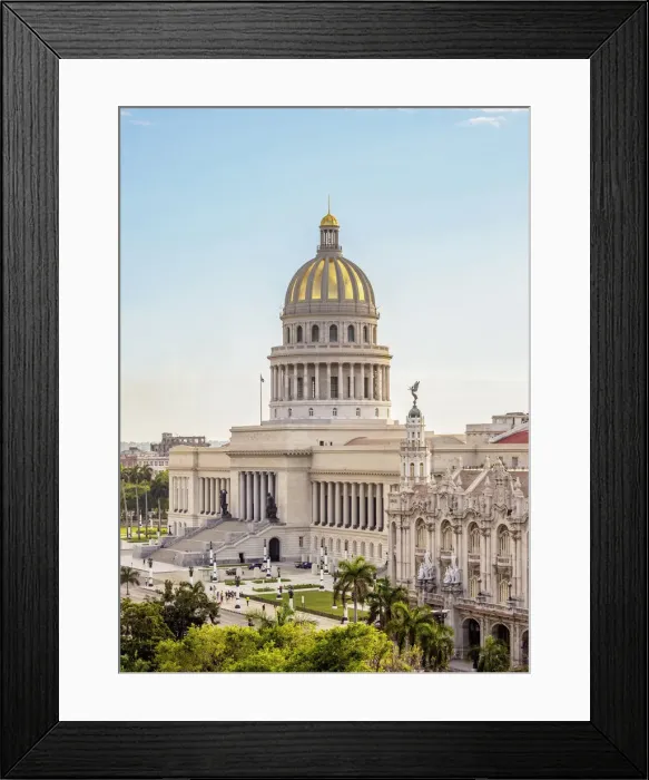 Framed Print : El Capitolio and Gran Teatro Alicia Alonso, elevated view, Havana, La Habana Province Framed Print : El Capitolio and Gran Teatro Alicia Alonso, elevated view, Havana, La Habana Province