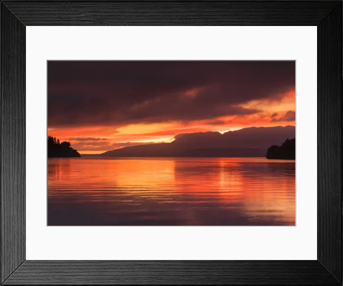 Framed Print : Lake Tarawera at sunrise, Rotorua, North Island, New Zealand, Pacific Framed Print : Lake Tarawera at sunrise, Rotorua, North Island, New Zealand, Pacific