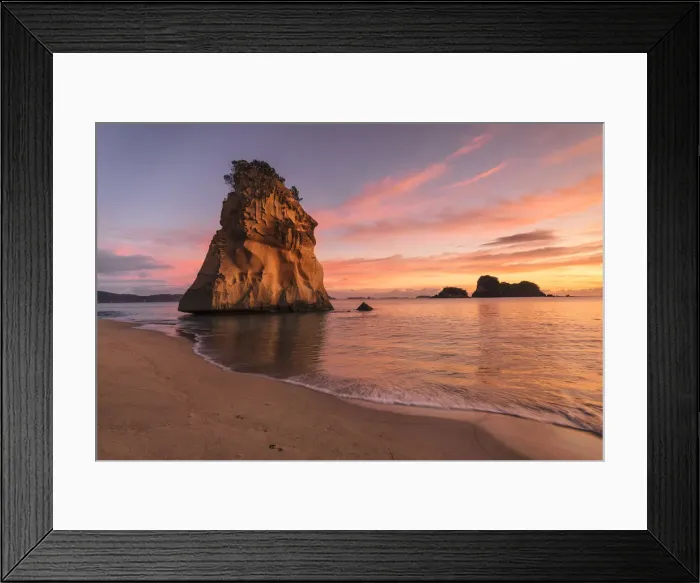 Framed Print : Cathedral Cove at sunrise, Cathedral Cove Marine Reserve, Coromandel Peninsula, Waikato Framed Print : Cathedral Cove at sunrise, Cathedral Cove Marine Reserve, Coromandel Peninsula, Waikato