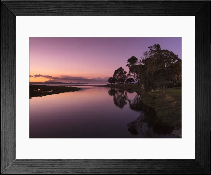 Framed Print : Sunset at Kuaotuno River, Coromandel Peninsula, Waikato, North Island, New Zealand Framed Print : Sunset at Kuaotuno River, Coromandel Peninsula, Waikato, North Island, New Zealand