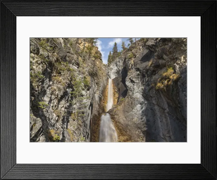Framed Print : Silverton Falls, Banff National Park, UNESCO World Heritage Site, Alberta