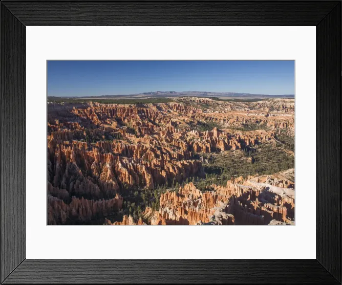 Framed Print : View over Bryce Amphitheatre from the Rim Trail at Bryce Point Framed Print : View over Bryce Amphitheatre from the Rim Trail at Bryce Point