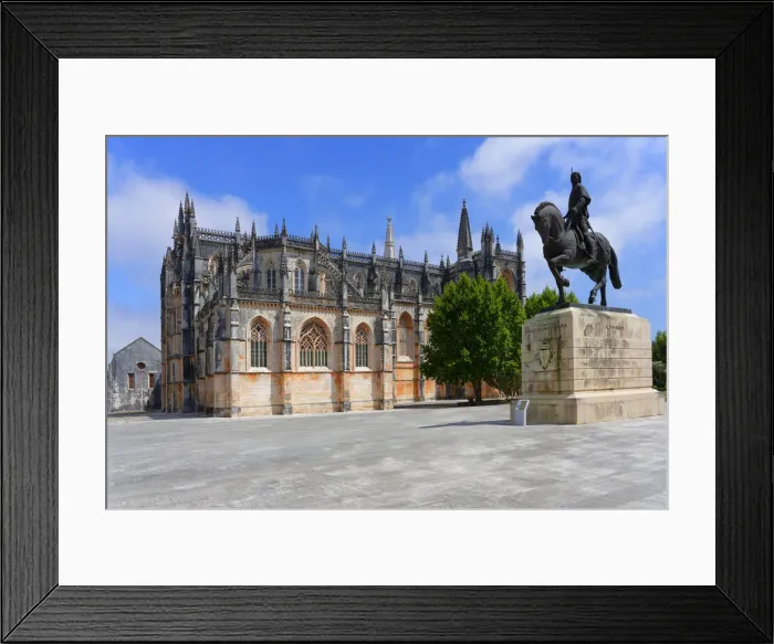 Framed Print : Nuno Alvares Pereira equestrian statue, Dominican Monastery of Batalha Framed Print : Nuno Alvares Pereira equestrian statue, Dominican Monastery of Batalha