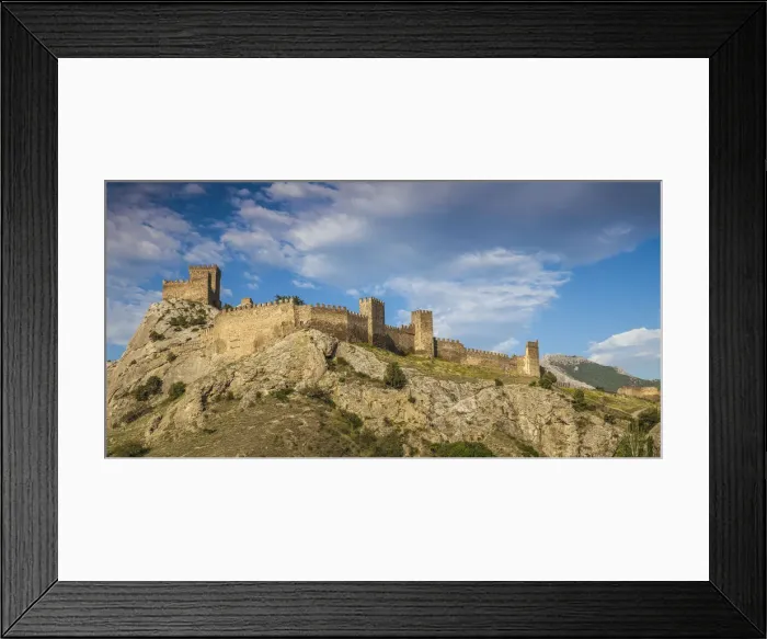 Framed Print : Genoese fortress, Sudak, Crimea, Ukraine, Europe Framed Print : Genoese fortress, Sudak, Crimea, Ukraine, Europe