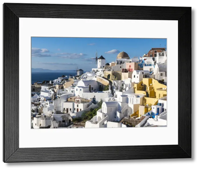 Framed Print : Whitewashed architecture, Oia, Santorini, Cyclades, Greek Islands, Greece, Europe Framed Print : Whitewashed architecture, Oia, Santorini, Cyclades, Greek Islands, Greece, Europe