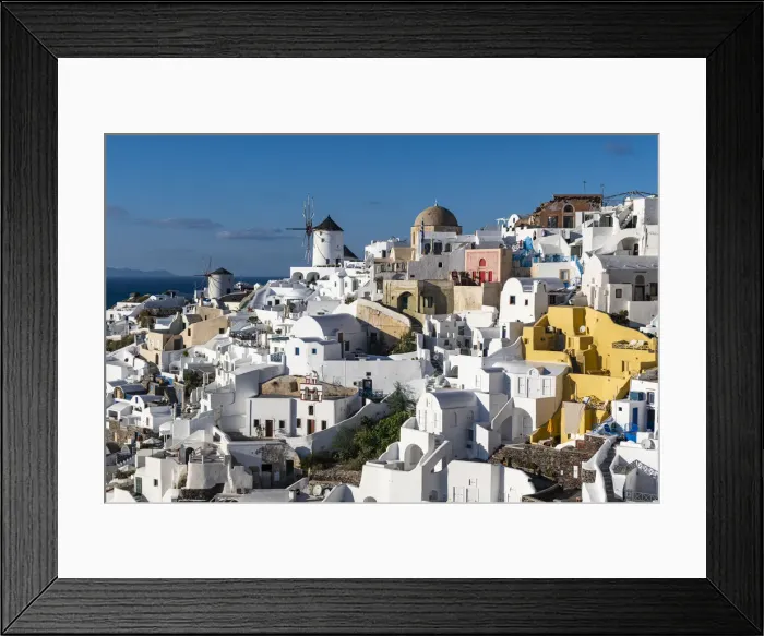 Framed Print : Whitewashed architecture, Oia, Santorini, Cyclades, Greek Islands, Greece, Europe Framed Print : Whitewashed architecture, Oia, Santorini, Cyclades, Greek Islands, Greece, Europe