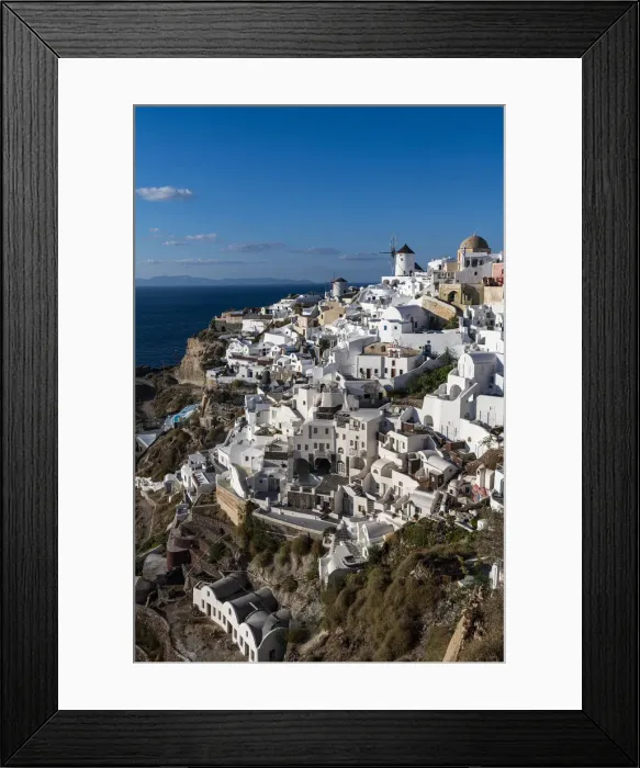Framed Print : Whitewashed architecture, Oia, Santorini, Cyclades, Greek Islands, Greece, Europe Framed Print : Whitewashed architecture, Oia, Santorini, Cyclades, Greek Islands, Greece, Europe