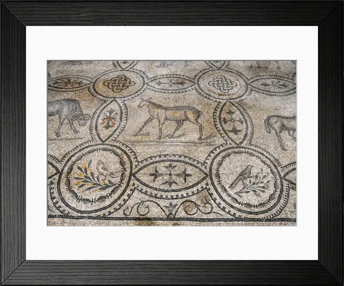 Framed Print : Interior of the Cathedral with the mosaic pavement, UNESCO World Heritage Site, Aquileia Framed Print : Interior of the Cathedral with the mosaic pavement, UNESCO World Heritage Site, Aquileia
