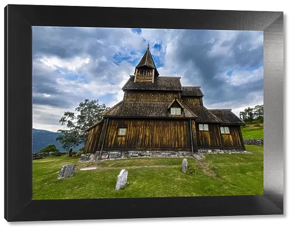 Urnes Stave Church, UNESCO World Heritage Site, Lustrafjorden, Norway, Scandinavia
