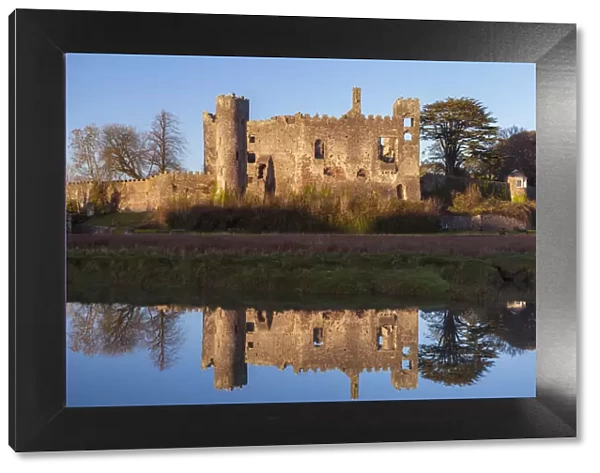 Laugharne Castle, Carmarthenshire, Wales, United Kingdom, Europe