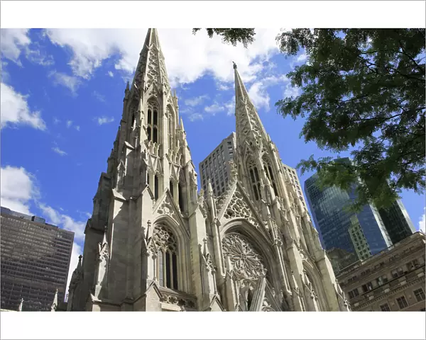 St. Patricks Cathedral, 5th Avenue, Midtown, Manhattan, New York City, New York