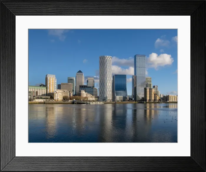 Framed Print : Canary Wharf cityscape, Docklands, London, England, United Kingdom, Europe Framed Print : Canary Wharf cityscape, Docklands, London, England, United Kingdom, Europe