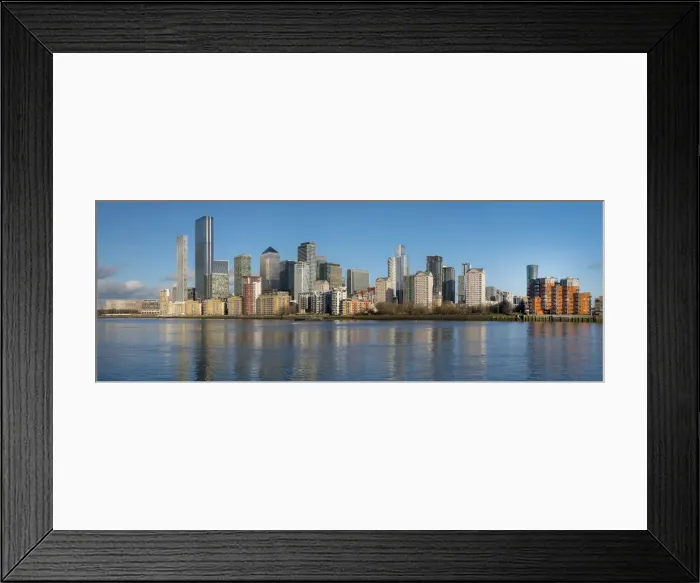 Framed Print : Canary Wharf cityscape panorama, Docklands, London, England, United Kingdom, Europe Framed Print : Canary Wharf cityscape panorama, Docklands, London, England, United Kingdom, Europe