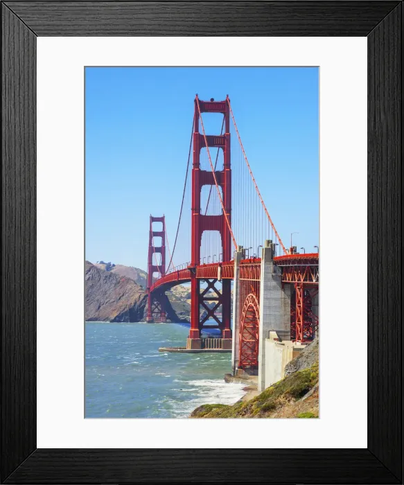 Framed Print : View of Golden Gate Bridge, San Francisco, California, United States of America