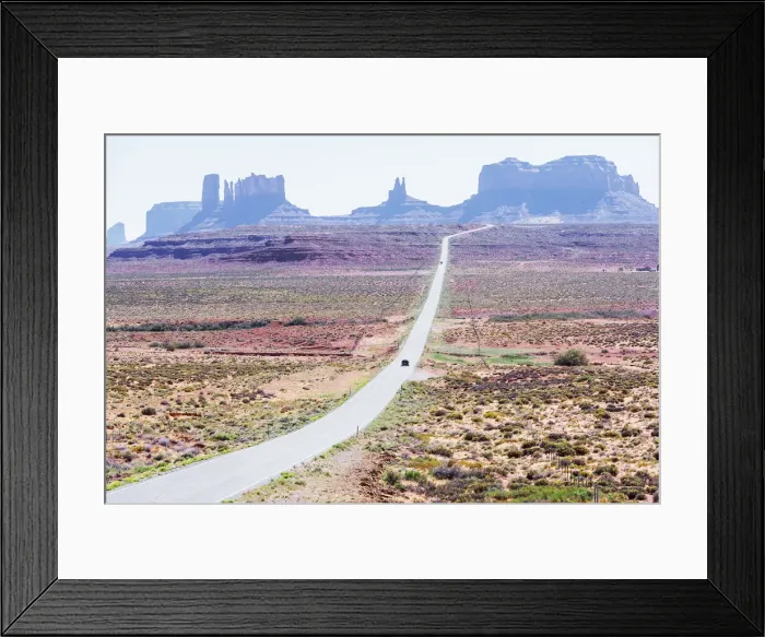Framed Print : Country road, Monument Valley, Arizona, United States of America, North America Framed Print : Country road, Monument Valley, Arizona, United States of America, North America
