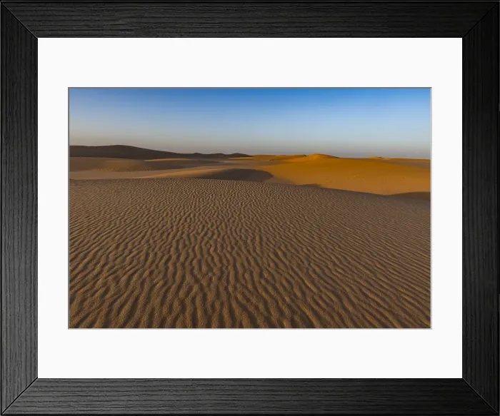Framed Print : Ripples in the desert sand, Sahara, Niger, Africa Framed Print : Ripples in the desert sand, Sahara, Niger, Africa