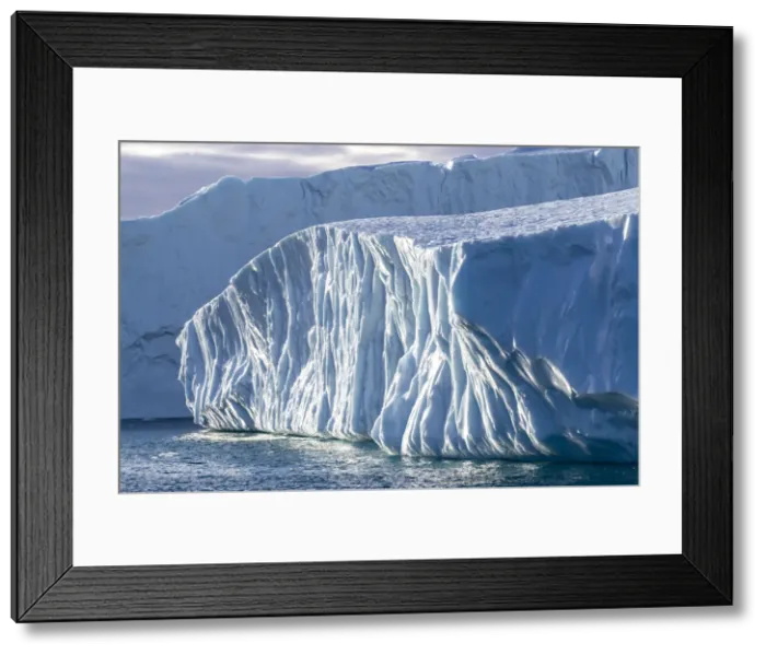 Framed Print : Massive icebergs calved from the Jakobshavn Isbrae glacier, UNESCO World Heritage Site Framed Print : Massive icebergs calved from the Jakobshavn Isbrae glacier, UNESCO World Heritage Site