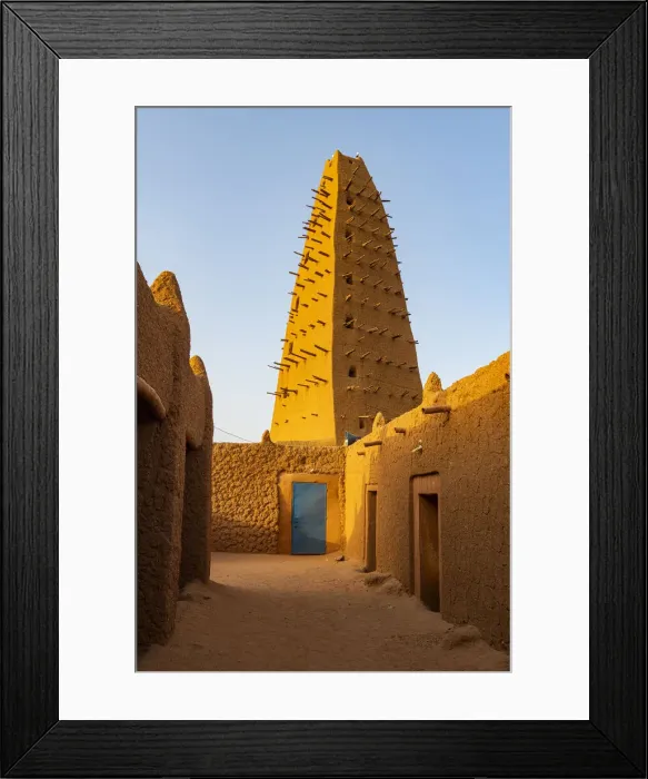 Framed Print : Grand Mosque of Agadez, UNESCO World Heritage Site, Agadez, Niger, Africa Framed Print : Grand Mosque of Agadez, UNESCO World Heritage Site, Agadez, Niger, Africa