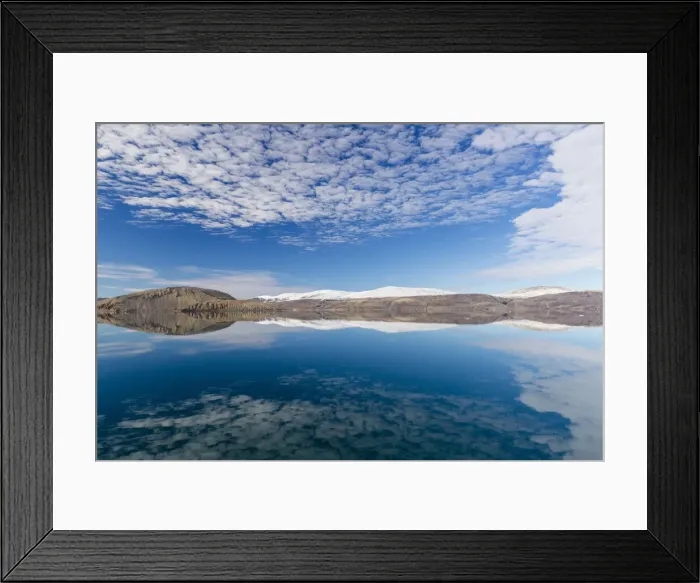 Framed Print : Reflections in the calm waters of Makinson Inlet, Ellesmere Island, Nunavut, Canada Framed Print : Reflections in the calm waters of Makinson Inlet, Ellesmere Island, Nunavut, Canada
