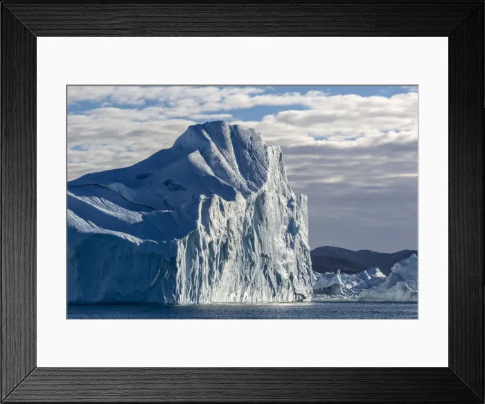 Framed Print : Massive icebergs calved from the Jakobshavn Isbrae glacier, UNESCO World Heritage Site Framed Print : Massive icebergs calved from the Jakobshavn Isbrae glacier, UNESCO World Heritage Site