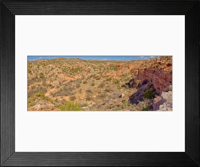 Framed Print : A canyon in Dead Horse Ranch State Park along the historic Lime Kiln Trail, Cottonwood Framed Print : A canyon in Dead Horse Ranch State Park along the historic Lime Kiln Trail, Cottonwood