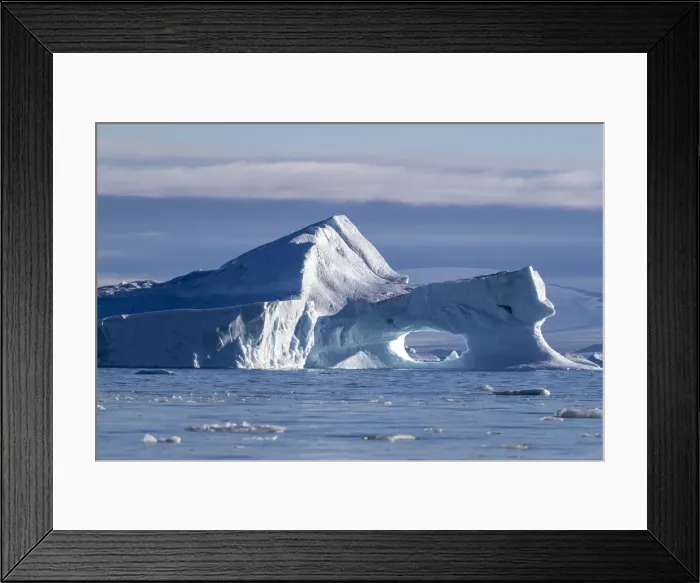 Framed Print : Iceberg calved from glacier from the Greenland Icecap in De Dodes Fjord Framed Print : Iceberg calved from glacier from the Greenland Icecap in De Dodes Fjord