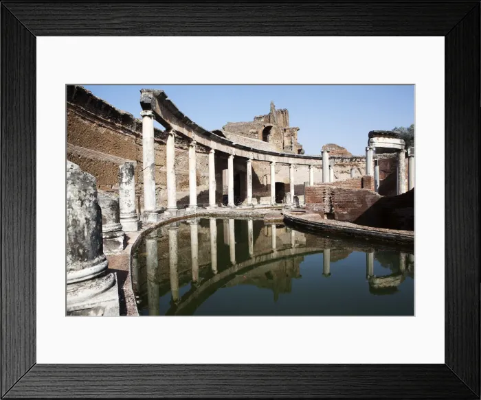 Framed Print : Maritime theatre, Villa Adriana (Hadrians Villa), UNESCO World Heritage Site, Tivoli Framed Print : Maritime theatre, Villa Adriana (Hadrians Villa), UNESCO World Heritage Site, Tivoli