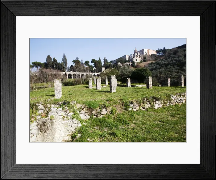 Framed Print : View of old Tivoli, Lazio, Italy, Europe Framed Print : View of old Tivoli, Lazio, Italy, Europe