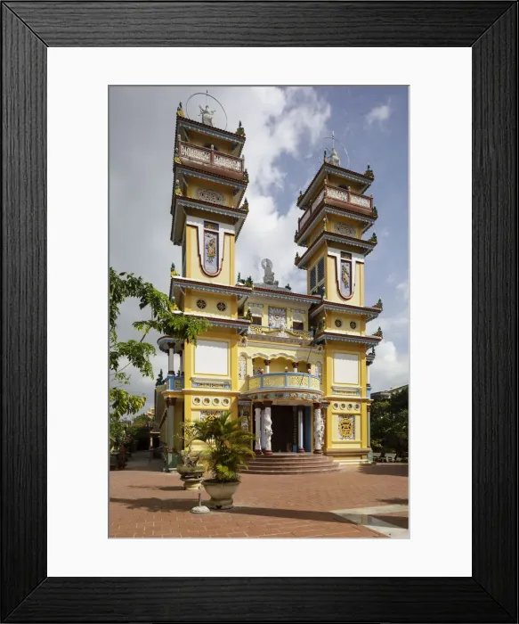 Framed Print : Cao Dai Temple near to Hoi An in central Vietnam, Indochina, Southeast Asia, Asia Framed Print : Cao Dai Temple near to Hoi An in central Vietnam, Indochina, Southeast Asia, Asia