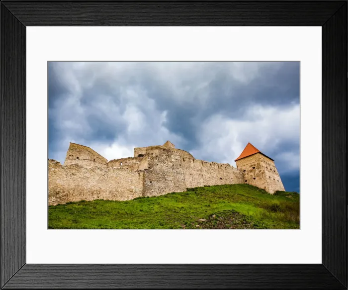 Framed Print : Rupea Citadel in Brasov County, Romania, Europe Framed Print : Rupea Citadel in Brasov County, Romania, Europe