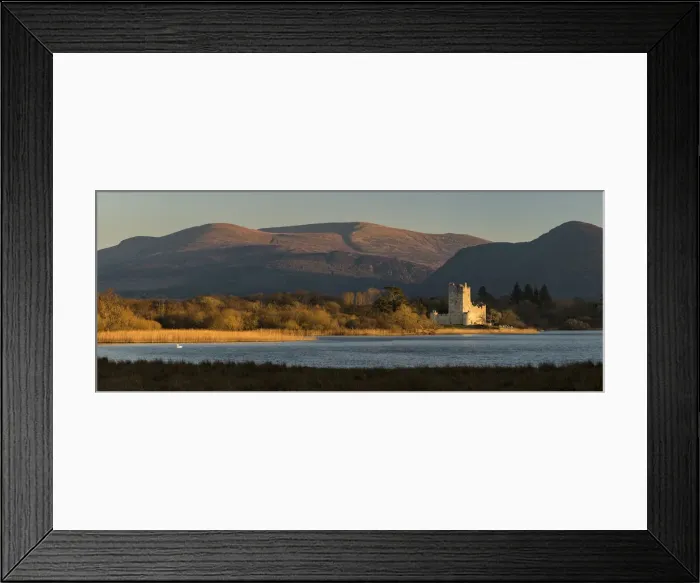 Framed Print : Ross Castle in the evening sunlight, Killarney, County Kerry, Munster Framed Print : Ross Castle in the evening sunlight, Killarney, County Kerry, Munster