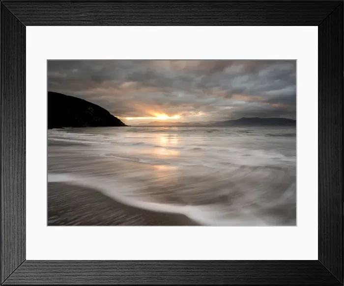Framed Print : Minard Bay at sunrise, Dingle Peninsula, County Cork, Munster, Republic of Ireland Framed Print : Minard Bay at sunrise, Dingle Peninsula, County Cork, Munster, Republic of Ireland
