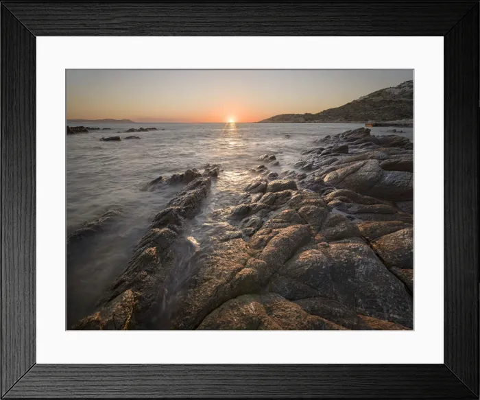 Framed Print : Sunset on the sea and rocks, Antiparos Island, Cyclades, Greek Islands, Greece, Europe Framed Print : Sunset on the sea and rocks, Antiparos Island, Cyclades, Greek Islands, Greece, Europe