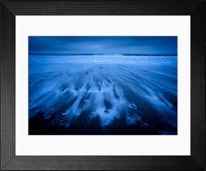 Framed Print : Receding tide at dawn, Oxwich Bay, Gower Peninsula, Swansea, Wales, United Kingdom Framed Print : Receding tide at dawn, Oxwich Bay, Gower Peninsula, Swansea, Wales, United Kingdom