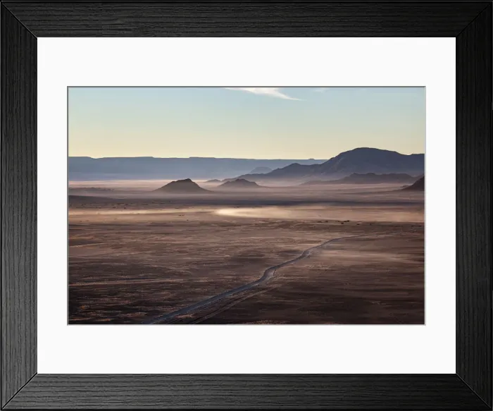 Framed Print : Rocky desert at sunrise taken from a hot air balloon flight, Namibia, Africa Framed Print : Rocky desert at sunrise taken from a hot air balloon flight, Namibia, Africa