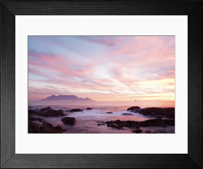 Framed Print : Cape Town from Bloubergstrand, Western Cape, South Africa, Africa Framed Print : Cape Town from Bloubergstrand, Western Cape, South Africa, Africa