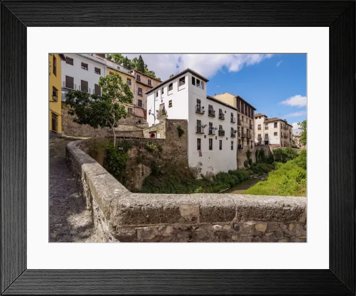 Framed Print : Albaicin (Albayzin) District, Granada, Andalusia, Spain, Europe