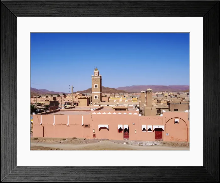 Framed Print : Townscape of Agdz (Agdez), Draa-Tafilalet Region, Morocco, North Africa, Africa Framed Print : Townscape of Agdz (Agdez), Draa-Tafilalet Region, Morocco, North Africa, Africa