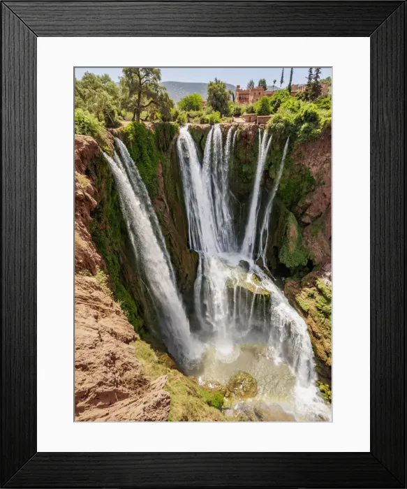 Framed Print : Ouzoud Falls near the Middle Atlas village of Tanaghmeilt, elevated view, Azilal Province Framed Print : Ouzoud Falls near the Middle Atlas village of Tanaghmeilt, elevated view, Azilal Province