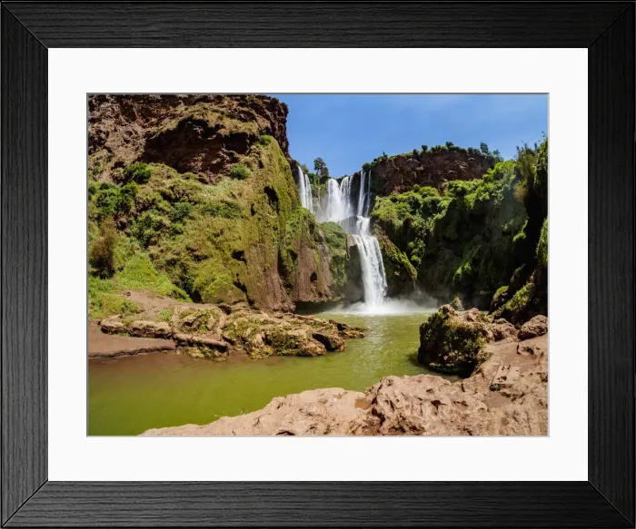 Framed Print : Ouzoud Falls, waterfall near the Middle Atlas village of Tanaghmeilt, Azilal Province Framed Print : Ouzoud Falls, waterfall near the Middle Atlas village of Tanaghmeilt, Azilal Province