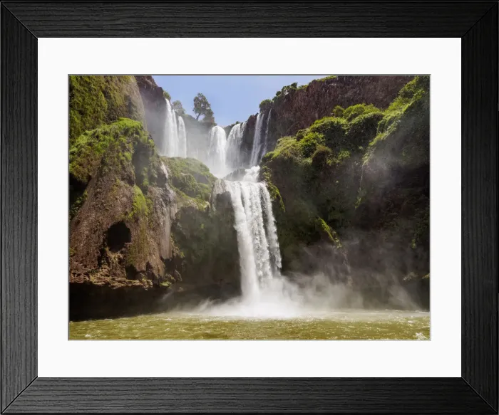 Framed Print : Ouzoud Falls, waterfall near the Middle Atlas village of Tanaghmeilt, Azilal Province Framed Print : Ouzoud Falls, waterfall near the Middle Atlas village of Tanaghmeilt, Azilal Province