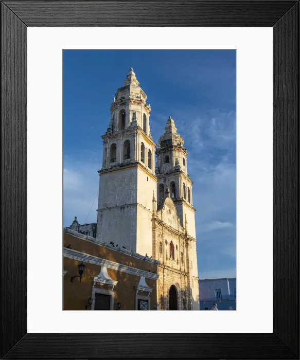 Framed Print : Our Lady of the Immaculate Conception Cathedral, the historic fortified town of Campeche Framed Print : Our Lady of the Immaculate Conception Cathedral, the historic fortified town of Campeche