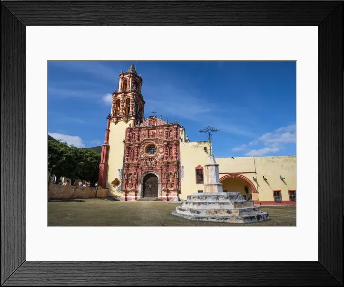 Framed Print : Landa Mission, UNESCO World Heritage Site, Franciscan Missions in the Sierra Gorda of Framed Print : Landa Mission, UNESCO World Heritage Site, Franciscan Missions in the Sierra Gorda of