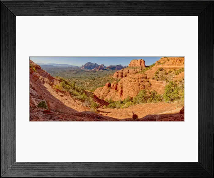 Framed Print : View from the western slope of Steamboat Rock looking north, Coconino National Forest Framed Print : View from the western slope of Steamboat Rock looking north, Coconino National Forest