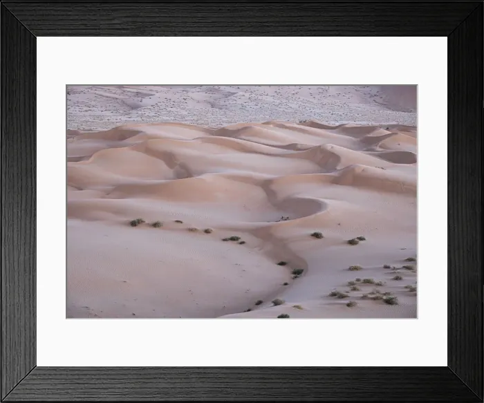 Framed Print : Sand dunes detail before dawn in the Rub al Khali desert, Oman, Middle East Framed Print : Sand dunes detail before dawn in the Rub al Khali desert, Oman, Middle East